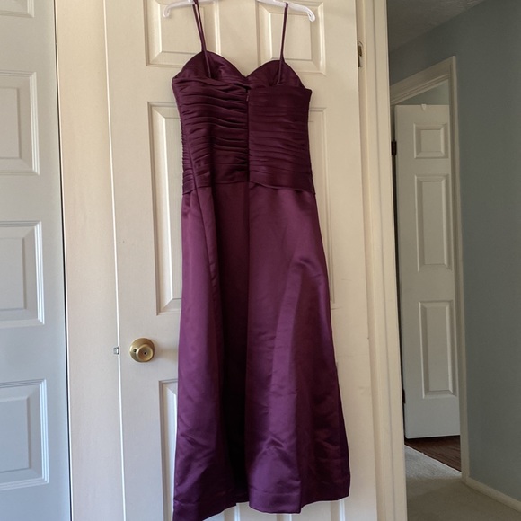 Long dress size 16 color plum - Picture 2 of 2